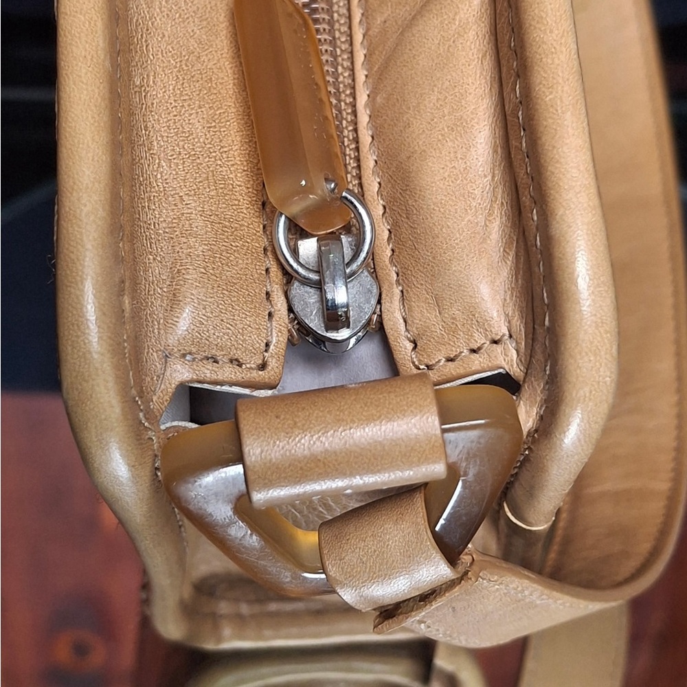 Cole Haan Tan Leather Women's Shoulder Bag Vintage - Picture 16 of 16